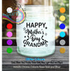 Happy Mothers Day Grandma Candle Decal Vinyl Sticker