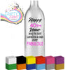 Happy Number Birthday Personalised Bottle Vinyl Decal