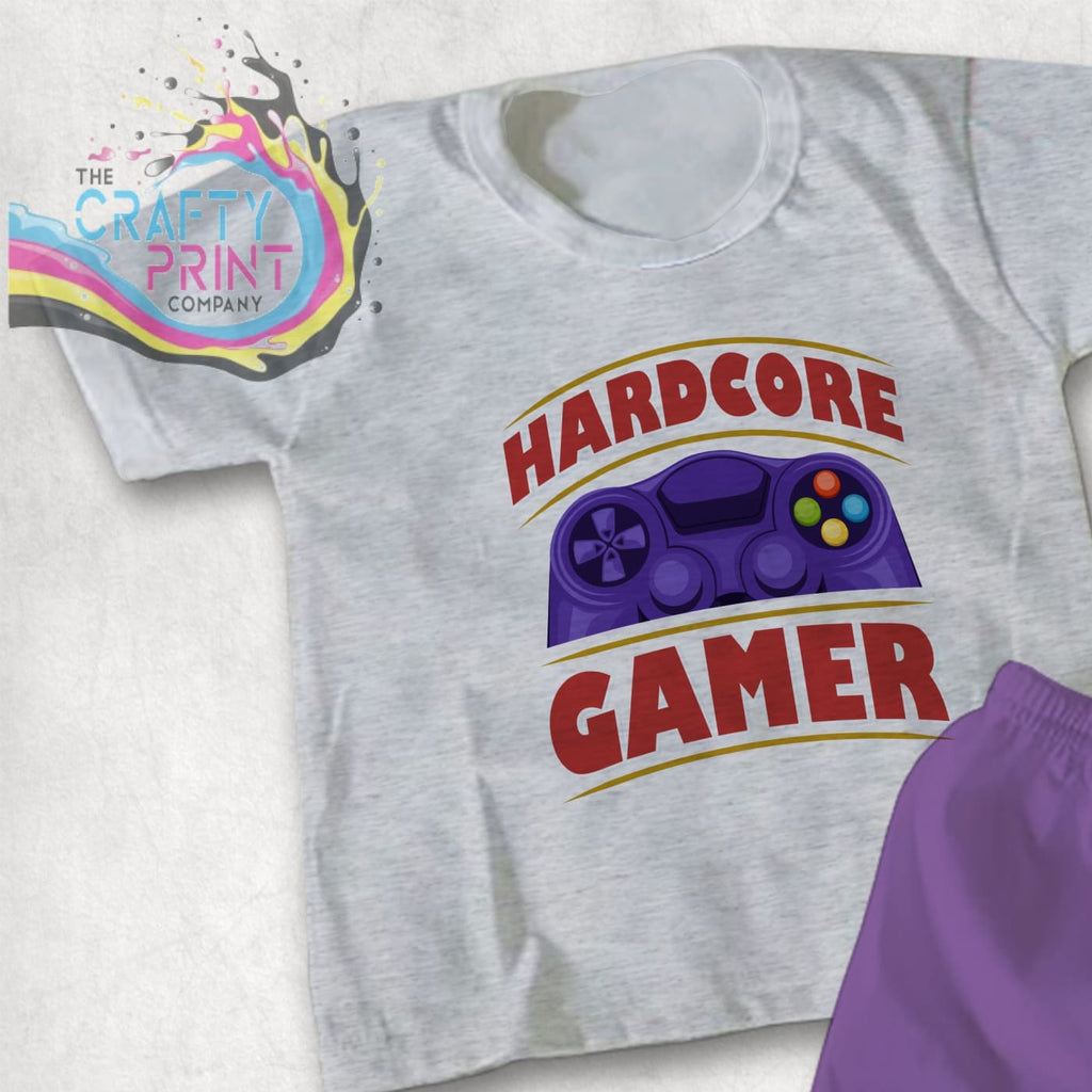 Hardcore Gamer T-shirt - Grey - Shirts & Tops