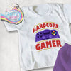 Hardcore Gamer T-shirt - White - Shirts & Tops