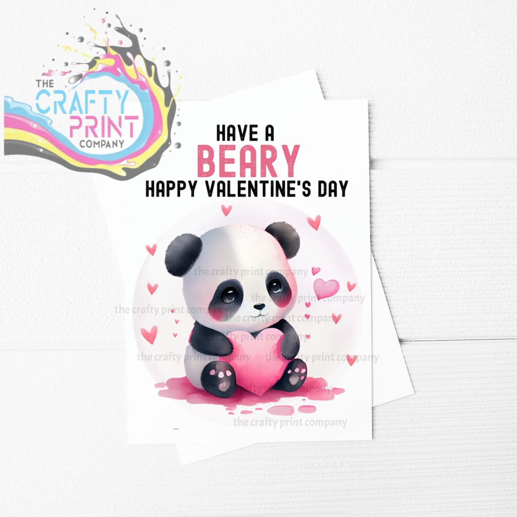 Have a Beary Happy Valentine’s Day A5 Card - Greeting &