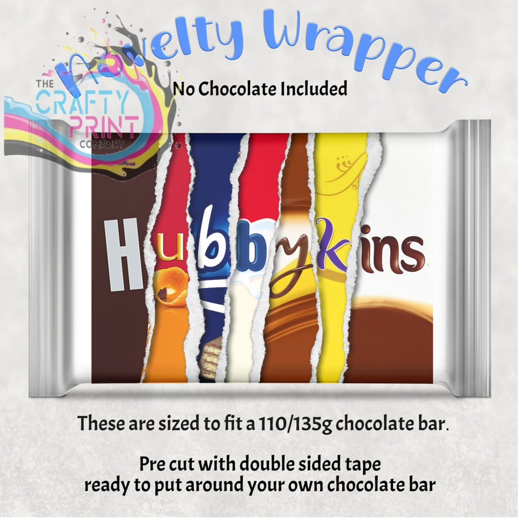 Hubbykins Chocolate Bar Wrapper - Wrapping Paper