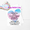 I just want you to know Funny Mothers Day A5 Card &