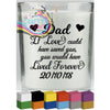 If love could have saved you Personalised Candle Decal