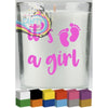 It’s a Boy / Girl Candle Decal Vinyl Sticker - Black