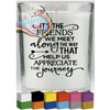 It’s the Friends we meet along way Candle Decal Vinyl