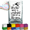 Its the most wonderful time of year Vase Decal Sticker