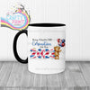 King Charles III Coronation 2023 Balloon Mug - Black Handle