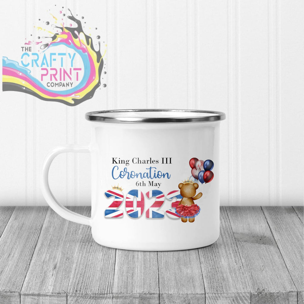 King Charles III Coronation 2023 Balloon Mug - Enamel