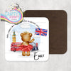 King Charles III Coronation 2023 Teddy Coaster - Girl