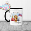 King Charles III Coronation 2023 Teddy Mug - Black Handle &