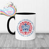 Official King Charles III Coronation Logo Mug - Black