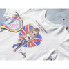 Kings Coronation Girl with Heart T-shirt Personalised