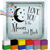 Love you to the Moon and Back Vinyl Decal Sticker