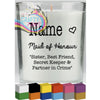 Maid of Honour Personalised Candle Decal Vinyl Sticker