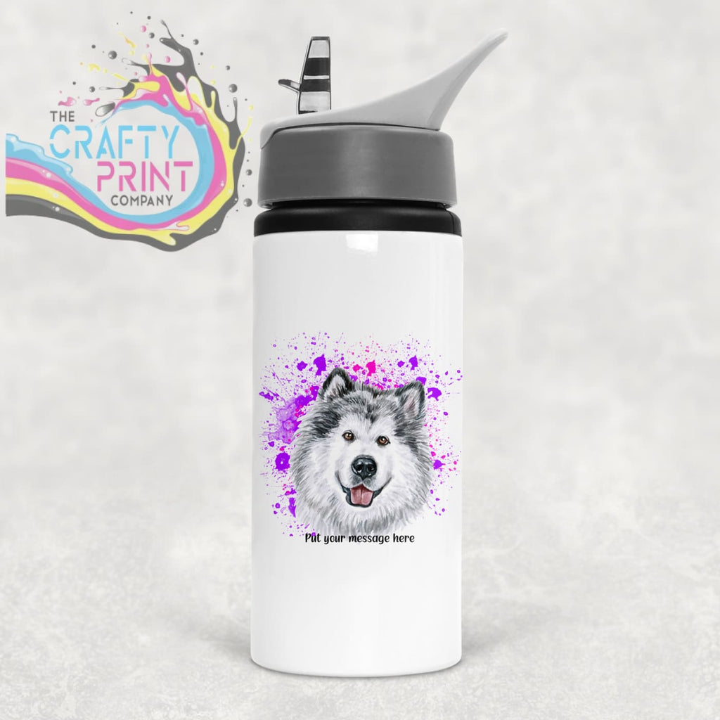 Personalized Unicorn Water Bottle With Spout and Straw. 