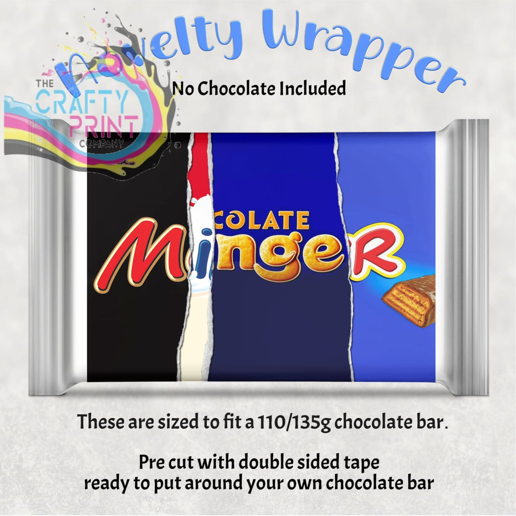 Minger Chocolate Bar Wrapper - Gift Wrapping