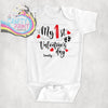 My 1st Valentine’s Day Feet Design Bodysuit - Baby