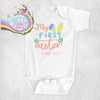 My First Easter Ears Personalised Bodysuit / Vest - Pink