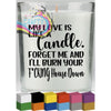 My love is like a candle Candle Decal Vinyl Sticker