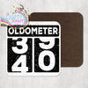 Oldometer 40th Birthday Coaster - Coasters