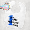 One Handsome Guy Birthday Baby Bib - & Toddler Clothing