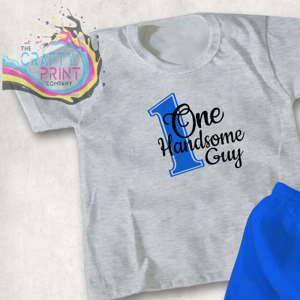 One handsome Guy Children’s T-shirt - Grey - Shirts & Tops