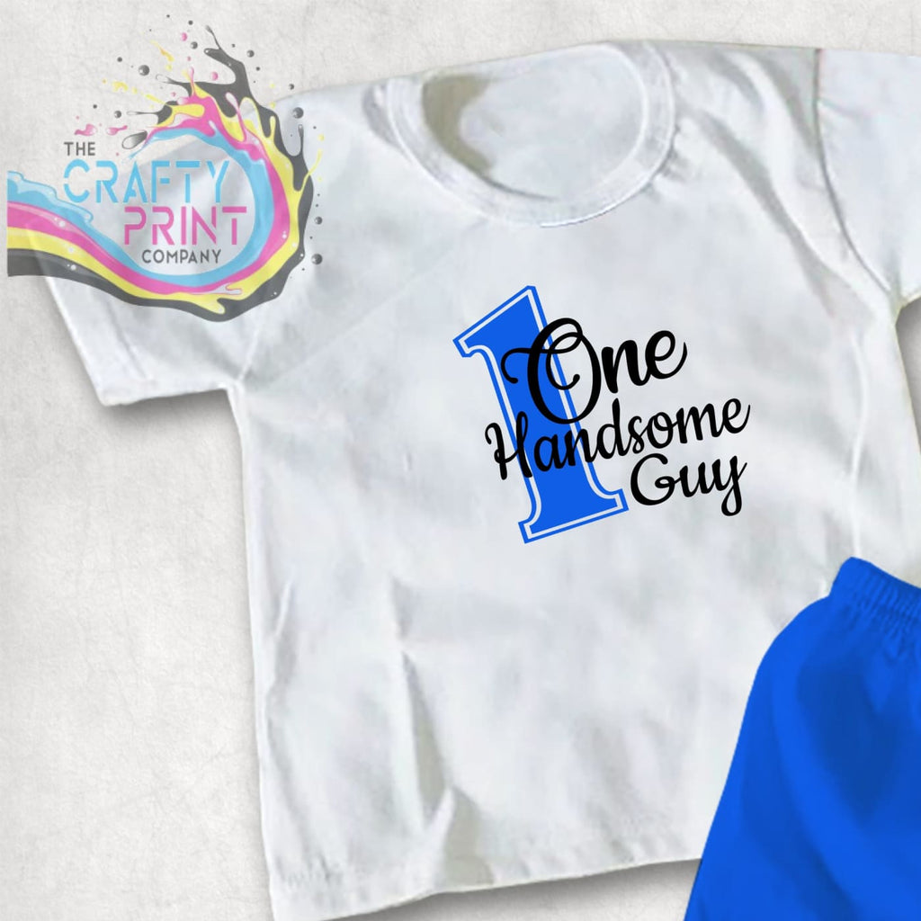 One handsome Guy Children’s T-shirt - White - Shirts & Tops