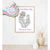 Our First Mother’s Day Wordart Print - A4 / Pink