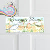 Personalised Dinosaurs Metal Bedroom Door Sign