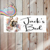 Personalised French Bulldog Metal Crate Sign