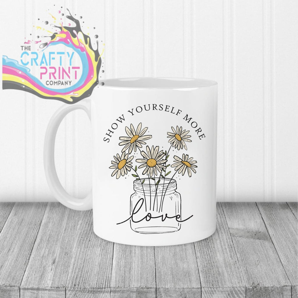 Show yourself more love Mug - White Handle & Inner - Mugs