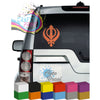 Sikh Khanda Novelty Car Sticker - Bumper Stickers