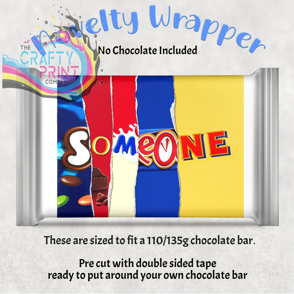 Someone Chocolate Bar Wrapper - Gift Wrapping