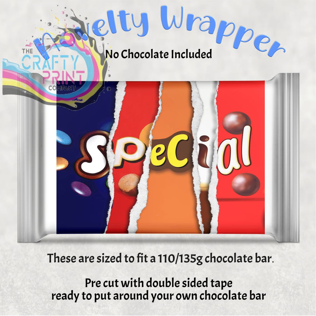 Special Chocolate Bar Wrapper - Wrapping Paper