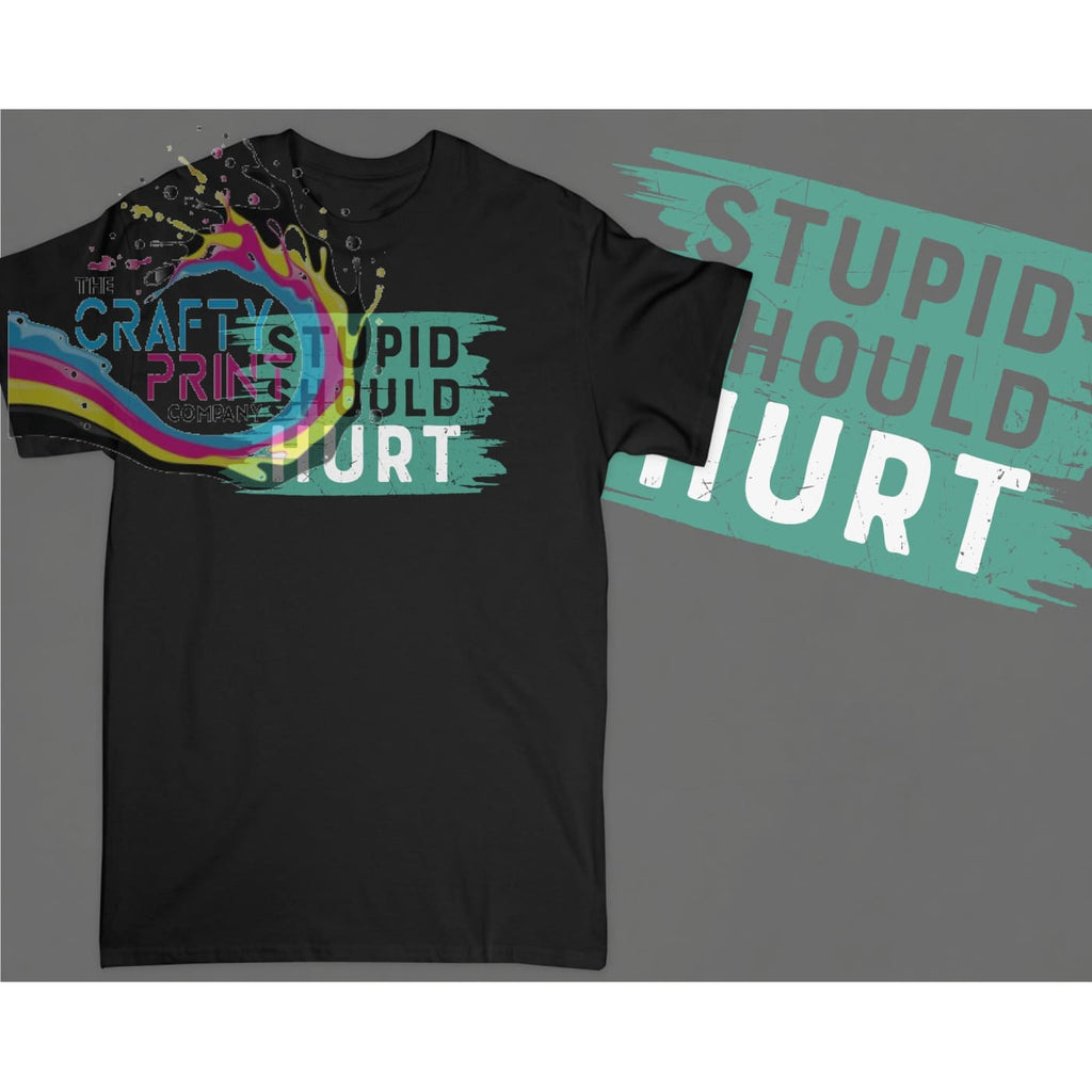 Stupid should hurt T-shirt - Black - Shirts & Tops