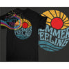 Summer Feeling T-shirt - Black - Shirts & Tops