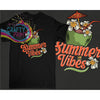 Summer Vibes T-shirt - Black - Shirts & Tops