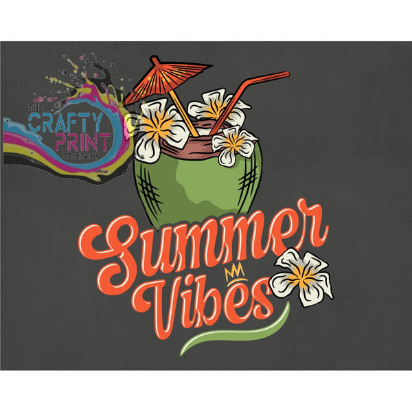 Summer Vibes T-shirt - Black - Shirts & Tops