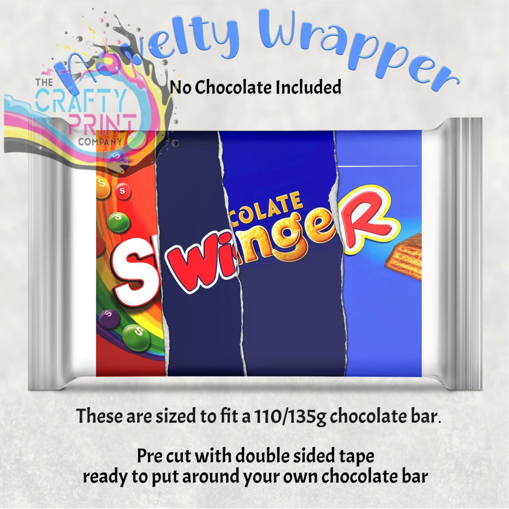 Swinger Chocolate Bar Wrapper - Gift Wrapping