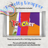 Teacher V2 Chocolate Bar Wrapper - Gift Wrapping