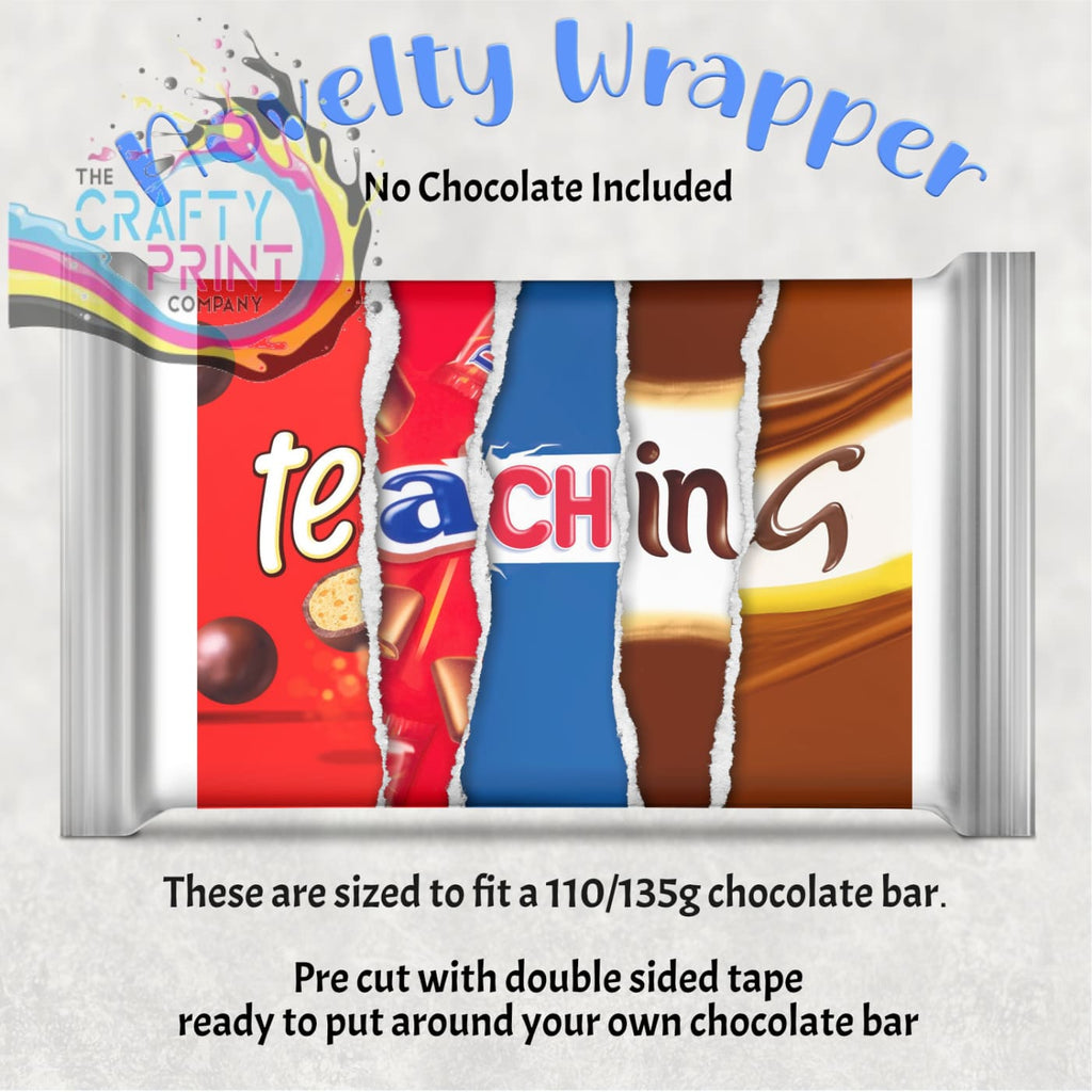 Teaching Chocolate Bar Wrapper - Wrapping Paper