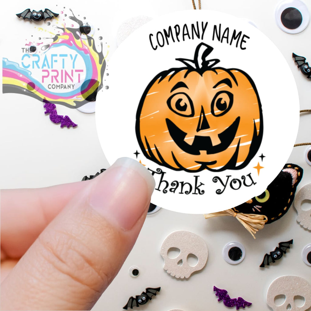 Thank You Halloween V2 Printed Sticker - Decorative Stickers