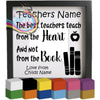 The Best Teachers teach Personalised Vinyl Decal Sticker