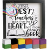 The best teachers V2 Vinyl Decal Sticker - Decorative