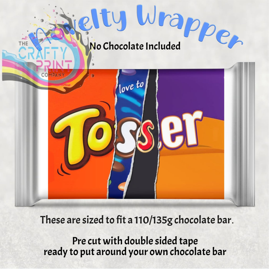 Tosser Chocolate Bar Wrapper - Gift Wrapping