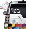 Volkswagen Camper Van Surf Board Novelty Car Sticker