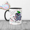 We are all Mad Here Mug - Black Handle & Inner - Mugs