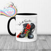 We Will Remember Remembrance Mug - Black Handle & Inner