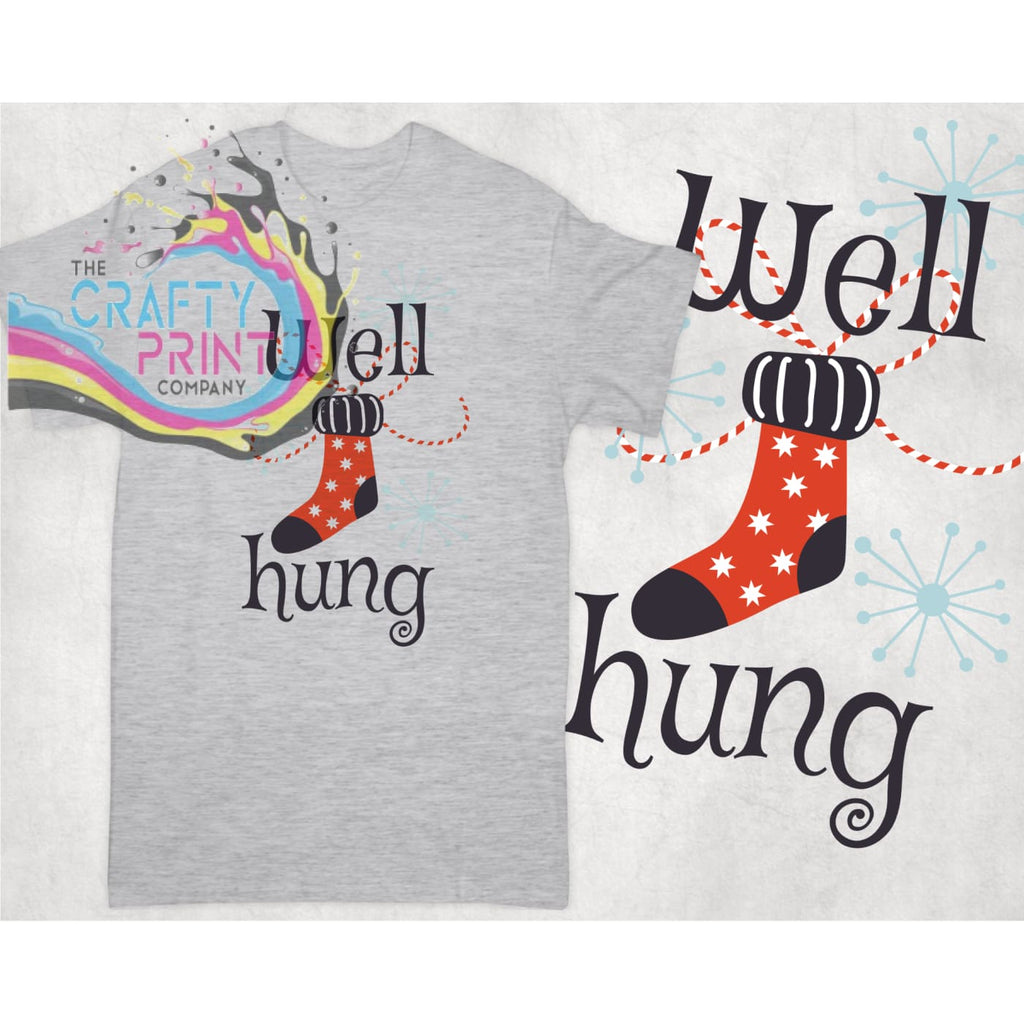 Well Hung T-shirt - Grey - Shirts & Tops